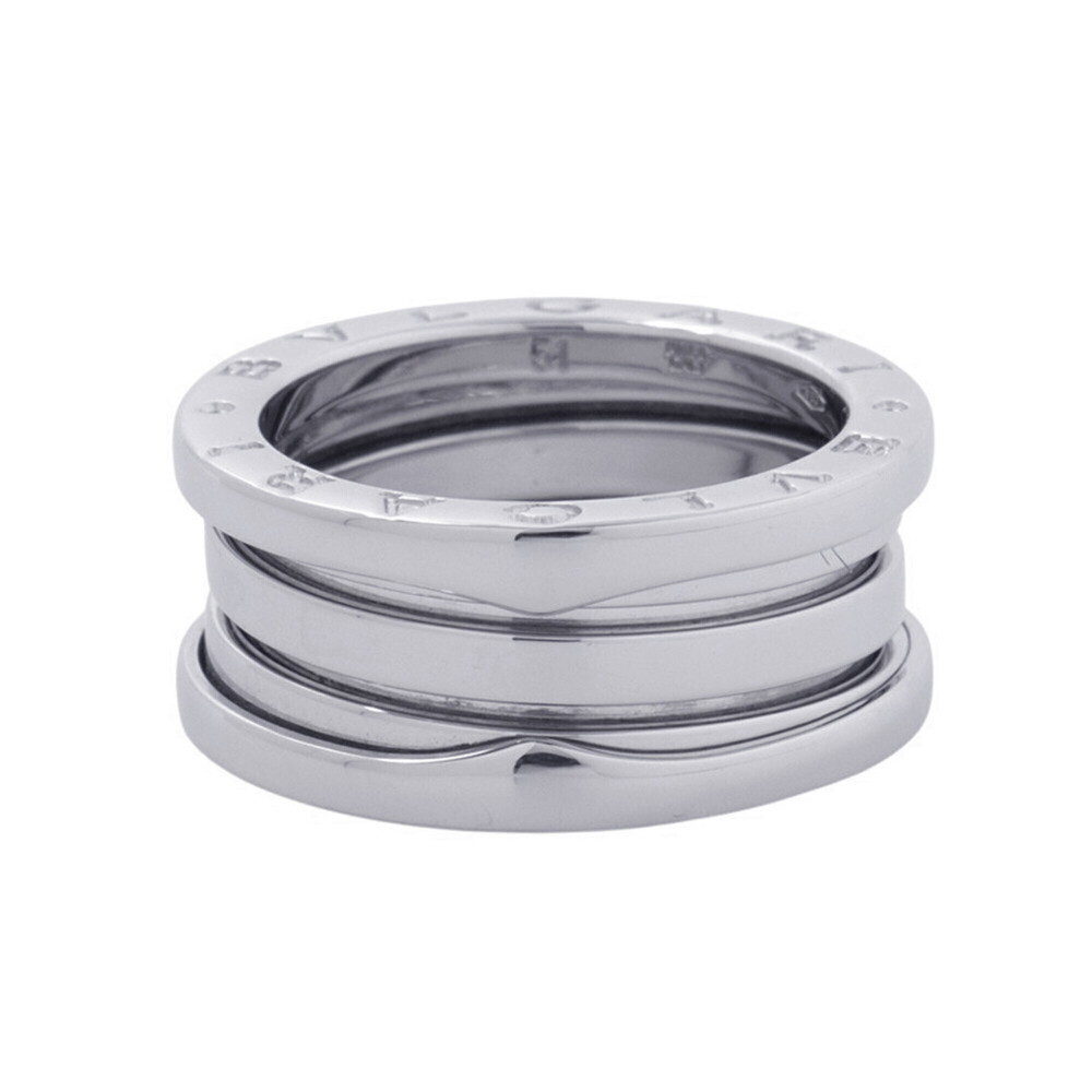 Bvlgari Bulgari B-zero1 3-band 18KWG white gold ring, size 51.
